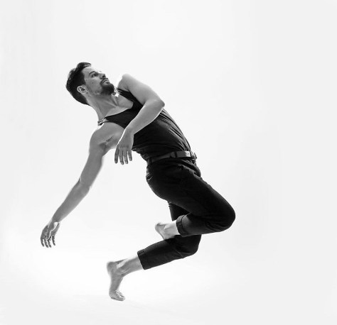 Dancer Justin Lopes, Photo by Greg Tjepkema