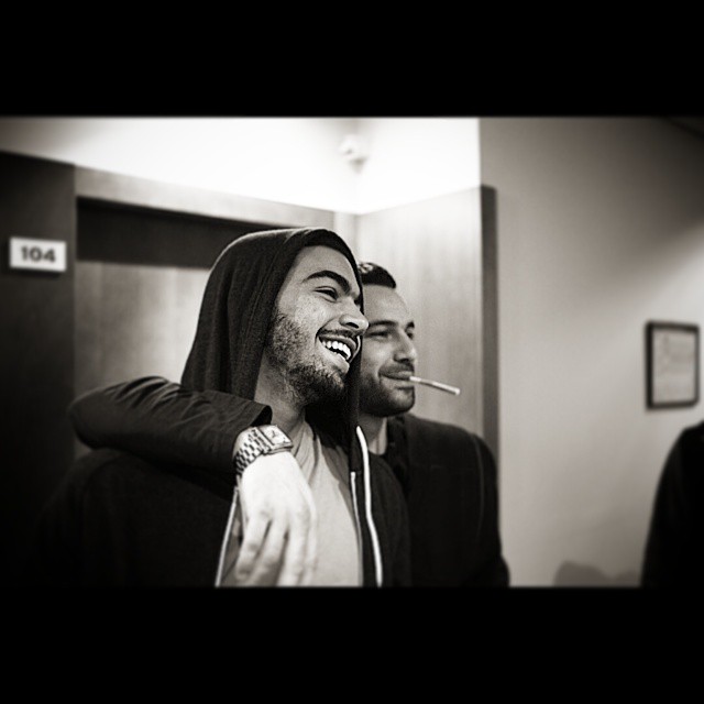 Duda with Regula - Hotel lobby