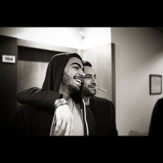 Duda with Regula - Hotel lobby