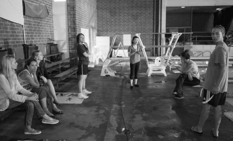 Huanglizi Sun on the Cara set