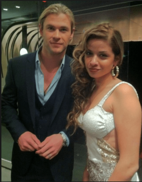 Chris Hemsworth &amp; Zara Michales- White Carpet SYD