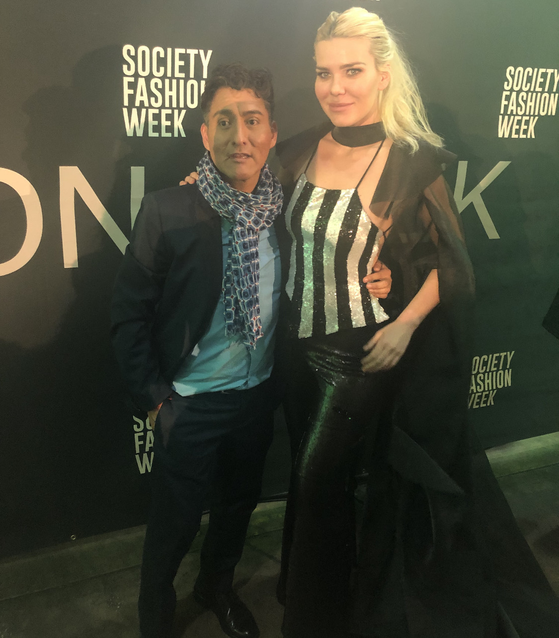 at the event with Will Franco